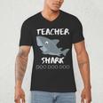 Teacher Shark Shirt Christmas Idea For Him Her Men's V-Neck T-Shirt, novelty gifts, funny gifts