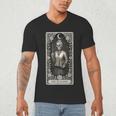 The Teacher Skeleton Tarot Card Men's V-Neck T-Shirt, novelty gifts, funny gifts The Teacher Skeleton Tarot Card Men's V-Neck T-Shirt, novelty gifts, funny gifts
