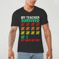 My Teacher Survived 67 Days Of Me School Kids Costume Men's V-Neck T-Shirt, novelty gifts, funny gifts
