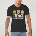 Teacher I Teach Smart Cookies For Men Women Kids Men's V-Neck T-Shirt, novelty gifts, funny gifts Teacher I Teach Smart Cookies For Men Women Kids Men's V-Neck T-Shirt, novelty gifts, funny gifts
