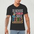 Teachers Are Just Superheroes In Disguise Back To School Men's V-Neck T-Shirt, novelty gifts, funny gifts Teachers Are Just Superheroes In Disguise Back To School Men's V-Neck T-Shirt, novelty gifts, funny gifts