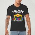 Teachers Are Just Superheroes In Disguise School Women Men Men's V-Neck T-Shirt, novelty gifts, funny gifts Teachers Are Just Superheroes In Disguise School Women Men Men's V-Neck T-Shirt, novelty gifts, funny gifts