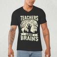 Teachers Love Brains Halloween Costume Boo Trick Teach Men's V-Neck T-Shirt, novelty gifts, funny gifts Teachers Love Brains Halloween Costume Boo Trick Teach Men's V-Neck T-Shirt, novelty gifts, funny gifts