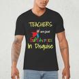 Teachers Are Superheroes First Day School T-Shirt Men's V-Neck T-Shirt, novelty gifts, funny gifts Teachers Are Superheroes First Day School T-Shirt Men's V-Neck T-Shirt, novelty gifts, funny gifts