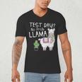 Teachers Testing Day Test Day No Prob Llama Teacher Men's V-Neck T-Shirt, novelty gifts, funny gifts Teachers Testing Day Test Day No Prob Llama Teacher Men's V-Neck T-Shirt, novelty gifts, funny gifts