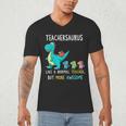 Teachersaurus Like A Normal Teacher But More Awesome Men's V-Neck T-Shirt, novelty gifts, funny gifts