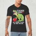 Teachersaurus Rex Dinosaur Like A Normal Teacher Saurus Men's V-Neck T-Shirt, novelty gifts, funny gifts Teachersaurus Rex Dinosaur Like A Normal Teacher Saurus Men's V-Neck T-Shirt, novelty gifts, funny gifts