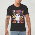 Teaching My Boos Ghost Teacher Cute Pencil Halloween Teacher Men's V-Neck T-Shirt, novelty gifts, funny gifts Teaching My Boos Ghost Teacher Cute Pencil Halloween Teacher Men's V-Neck T-Shirt, novelty gifts, funny gifts