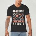 Teaching Future Artists For Art Teachers And Lovers For Men Women Girls Kids Men's V-Neck T-Shirt, novelty gifts, funny gifts