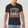 Teaching Future Leaders Teacher Back To School Cute Goose Men's V-Neck T-Shirt, novelty gifts, funny gifts Teaching Future Leaders Teacher Back To School Cute Goose Men's V-Neck T-Shirt, novelty gifts, funny gifts