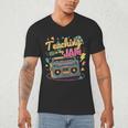 Teaching Is My Jam Groovy Retro Teacher Back To School Men's V-Neck T-Shirt, novelty gifts, funny gifts Teaching Is My Jam Groovy Retro Teacher Back To School Men's V-Neck T-Shirt, novelty gifts, funny gifts