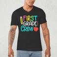 Team 1st Grade Crew Back To School 1st Grade Teacher Kids Men's V-Neck T-Shirt, novelty gifts, funny gifts