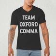 Team Oxford Comma English Majors And Teachers For Men Women Girls Kids Men's V-Neck T-Shirt, novelty gifts, funny gifts