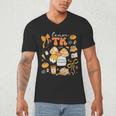 Team TK Crew Preppy Coquette Bow Pumpkin Fall TK Teacher Men's V-Neck T-Shirt, novelty gifts, funny gifts Team TK Crew Preppy Coquette Bow Pumpkin Fall TK Teacher Men's V-Neck T-Shirt, novelty gifts, funny gifts