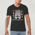 Technology Teacher Messy Bun Technology Teaching Men's V-Neck T-Shirt, novelty gifts, funny gifts