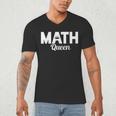 TeeArt Math Mathematics Queen Math Teacher Men's V-Neck T-Shirt, novelty gifts, funny gifts TeeArt Math Mathematics Queen Math Teacher Men's V-Neck T-Shirt, novelty gifts, funny gifts