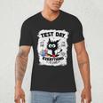 Test Day Stressed Cat Teacher Student Kids Testing Day Men's V-Neck T-Shirt, novelty gifts, funny gifts Test Day Stressed Cat Teacher Student Kids Testing Day Men's V-Neck T-Shirt, novelty gifts, funny gifts
