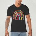 TGIF Teacher Appreciation Alphabet Thank God It's Friday For Men Women Girls Kids Men's V-Neck T-Shirt, novelty gifts, funny gifts