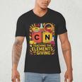 Thanksgiving 67 Meme Science Teacher Periodic Table Women Men's V-Neck T-Shirt, novelty gifts, funny gifts