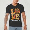 Thanksgiving Love Kindergarten Teacher Turkey Autumn Fall Men's V-Neck T-Shirt, novelty gifts, funny gifts Thanksgiving Love Kindergarten Teacher Turkey Autumn Fall Men's V-Neck T-Shirt, novelty gifts, funny gifts