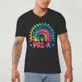 Tie Dye Prek Teacher Rainbow Preschool Back To School Girl Men's V-Neck T-Shirt, novelty gifts, funny gifts