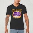 This Is My Tired Teacher Costume Halloween Teachers Men's V-Neck T-Shirt, novelty gifts, funny gifts This Is My Tired Teacher Costume Halloween Teachers Men's V-Neck T-Shirt, novelty gifts, funny gifts