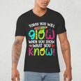 Today You Will Glow When You Show What You Know Teachers Day Men's V-Neck T-Shirt, novelty gifts, funny gifts Today You Will Glow When You Show What You Know Teachers Day Men's V-Neck T-Shirt, novelty gifts, funny gifts