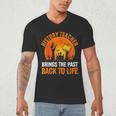 History Teacher Brings Past Back To Life Halloween Zombie Men's V-Neck T-Shirt, novelty gifts, funny gifts History Teacher Brings Past Back To Life Halloween Zombie Men's V-Neck T-Shirt, novelty gifts, funny gifts