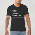 History Teacher Cite Your Sources Men's V-Neck T-Shirt, novelty gifts, funny gifts History Teacher Cite Your Sources Men's V-Neck T-Shirt, novelty gifts, funny gifts