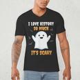 History Teacher Halloween History Class School For Men Women Kids Men's V-Neck T-Shirt, novelty gifts, funny gifts