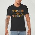 Trick Or Teach Funny School Teacher Halloween Costume Men's V-Neck T-Shirt, novelty gifts, funny gifts Trick Or Teach Funny School Teacher Halloween Costume Men's V-Neck T-Shirt, novelty gifts, funny gifts