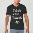Trick Or Teach Halloween Teacher Shirt Teaching Spider Tee For Men Women Kids Men's V-Neck T-Shirt, novelty gifts, funny gifts