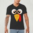 Turkey Face Halloween Costume Thanksgiving Teacher Nurse Men's V-Neck T-Shirt, novelty gifts, funny gifts Turkey Face Halloween Costume Thanksgiving Teacher Nurse Men's V-Neck T-Shirt, novelty gifts, funny gifts