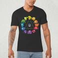 Unique For Artists By ADS Color Wheel Educational Art Teacher Dog Themed Artist Small Men's V-Neck T-Shirt, novelty gifts, funny gifts Unique For Artists By ADS Color Wheel Educational Art Teacher Dog Themed Artist Small Men's V-Neck T-Shirt, novelty gifts, funny gifts
