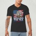US History Teacher Boston Spilling The Tea Since 1773 Men's V-Neck T-Shirt, novelty gifts, funny gifts US History Teacher Boston Spilling The Tea Since 1773 Men's V-Neck T-Shirt, novelty gifts, funny gifts