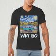 Van Go Retro Vanlife Art Teacher Men's V-Neck T-Shirt, novelty gifts, funny gifts