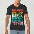 Vintage Dinosaurs Didn't Learn Dance Dance Teacher Men's V-Neck T-Shirt, novelty gifts, funny gifts Vintage Dinosaurs Didn't Learn Dance Dance Teacher Men's V-Neck T-Shirt, novelty gifts, funny gifts