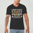 I Want To Be A Schwa It's Never Stressed Reading Teacher Men's V-Neck T-Shirt, novelty gifts, funny gifts