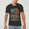 Weird Teachers Build Character Van Bigfoot Art Men's V-Neck T-Shirt, novelty gifts, funny gifts Weird Teachers Build Character Van Bigfoot Art Men's V-Neck T-Shirt, novelty gifts, funny gifts
