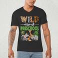 Wild About Preschool Teacher Student Preschool Zoo Safari Men's V-Neck T-Shirt, novelty gifts, funny gifts Wild About Preschool Teacher Student Preschool Zoo Safari Men's V-Neck T-Shirt, novelty gifts, funny gifts