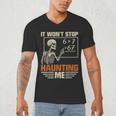I Won't Stop Haunting Me Skeleton 6 7 Meme Teachers Men's V-Neck T-Shirt, novelty gifts, funny gifts I Won't Stop Haunting Me Skeleton 6 7 Meme Teachers Men's V-Neck T-Shirt, novelty gifts, funny gifts