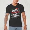 Xmas Lighting Santa's Favorite Math Teacher Christmas Men's V-Neck T-Shirt, novelty gifts, funny gifts Xmas Lighting Santa's Favorite Math Teacher Christmas Men's V-Neck T-Shirt, novelty gifts, funny gifts
