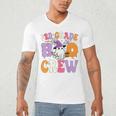 3rd Grade Boo Crew Spooky Third Grade Halloween Teacher Men's V-Neck T-Shirt, novelty gifts, funny gifts