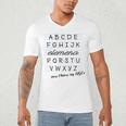 ABC Elemeno Shirt Alphabet Kindergarten Preschool Teacher Men's V-Neck T-Shirt, novelty gifts, funny gifts ABC Elemeno Shirt Alphabet Kindergarten Preschool Teacher Men's V-Neck T-Shirt, novelty gifts, funny gifts