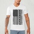 ASL Flag Sign Language Deaf ASL Teacher For Men Women Men's V-Neck T-Shirt, novelty gifts, funny gifts ASL Flag Sign Language Deaf ASL Teacher For Men Women Men's V-Neck T-Shirt, novelty gifts, funny gifts