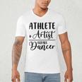Athlete Plus Artist Equals Dancer Ballerina Teacher Student For Men Women Kids Men's V-Neck T-Shirt, novelty gifts, funny gifts Athlete Plus Artist Equals Dancer Ballerina Teacher Student For Men Women Kids Men's V-Neck T-Shirt, novelty gifts, funny gifts