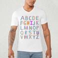 Back To School Kindergarten Alphabet ABC Teacher Women Kids Men's V-Neck T-Shirt, novelty gifts, funny gifts Back To School Kindergarten Alphabet ABC Teacher Women Kids Men's V-Neck T-Shirt, novelty gifts, funny gifts