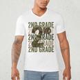 Camo Team 2nd Grade Squad Back To School Teacher Kids Boys Men's V-Neck T-Shirt, novelty gifts, funny gifts Camo Team 2nd Grade Squad Back To School Teacher Kids Boys Men's V-Neck T-Shirt, novelty gifts, funny gifts