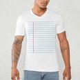 College Ruled Lined Paper Student Teacher Professor Costume Men's V-Neck T-Shirt, novelty gifts, funny gifts College Ruled Lined Paper Student Teacher Professor Costume Men's V-Neck T-Shirt, novelty gifts, funny gifts
