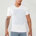 Colleged Ruled Paper Lined Writer Student Professor Teacher Men's V-Neck T-Shirt, novelty gifts, funny gifts Colleged Ruled Paper Lined Writer Student Professor Teacher Men's V-Neck T-Shirt, novelty gifts, funny gifts